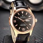 Perfect Copy Rolex Explorer 40mm Price - Rose Gold Case Black Dial 8205 Automatic Watch